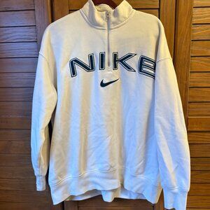 Nike 3/4 Zip Sweatshirt- Size L